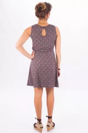 Robe Prune R�tro robe boh�me au style r�tro revisit�
