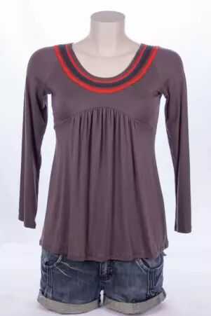 Top M.longues Majalaya top minimaliste manches longues