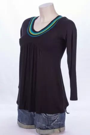 Top M.longues Majalaya top minimaliste manches longues