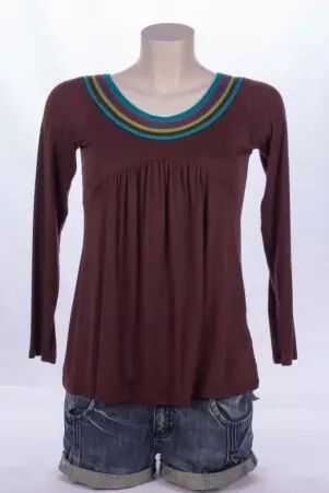 Top M.longues Majalaya top minimaliste manches longues
