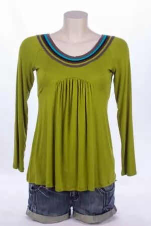 Top M.longues Majalaya top minimaliste manches longues