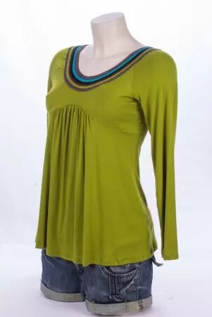 Top M.longues Majalaya top minimaliste manches longues