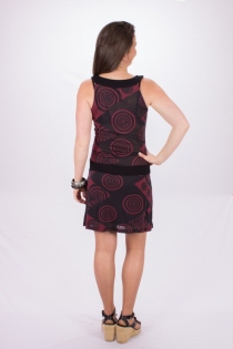 Robe Mirai Bordeaux robe boh&egrave;me chic