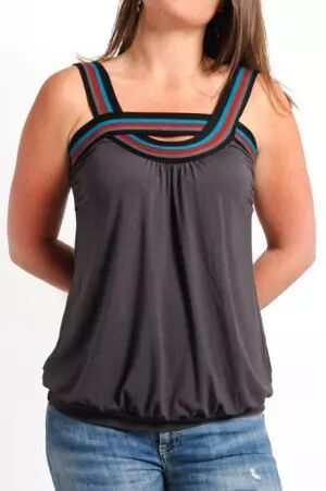 Top Lila Gris anthracite top gris anthracite �l�gant