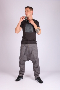 Sarouel City style Gris sarouel urbain gris polyvalent