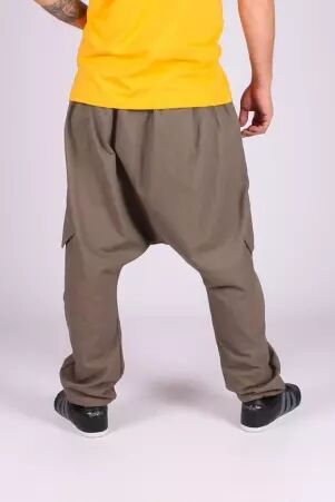 Sarouel City chic Kaki sarouel urbain kaki esprit casual