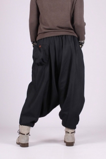 Sarouel City Classic Noir sarouel fluide noir style minimal