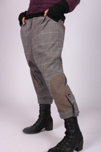 Corsaire City mix Ecossais gris et rose corsaire &eacute;cossais bicolore moderne