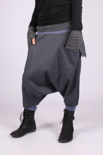 Sarouel court City Girly Denim sarouel court denim style city