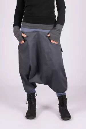 Sarouel court City Girly Denim sarouel court denim style city