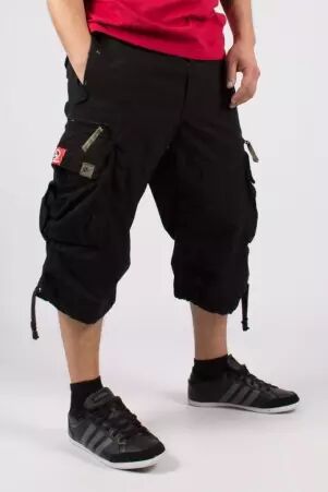 Molecule 3/4 45056 Noir pantalon Molecule noir 3/4 au look urbain