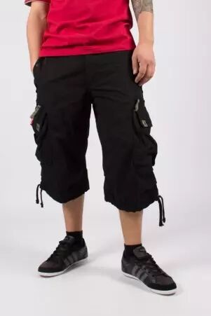 Molecule 3/4 45056 Noir pantalon Molecule noir 3/4 au look urbain