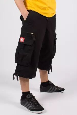 Molecule 3/4 50006 Noir pantalon Molecule noir mod�le 50006 au style urbain