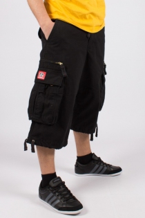 Molecule 3/4 50006 Noir pantalon Molecule noir mod&egrave;le 50006 au style urbain