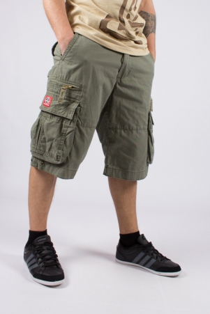 Molecule short 50007 Kaki short utilitaire kaki � l'esprit outdoor