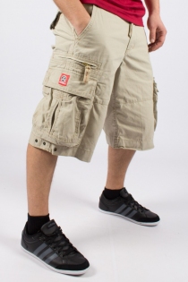 Molecule short 50007 Beige short Molecule beige &agrave; la coupe utilitaire