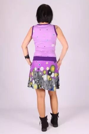 Robe Seventies Bubbles robe boh�me expressive et color�e