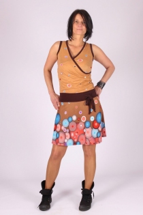 Robe Seventies Bubbles robe imprim&eacute;e esprit seventies