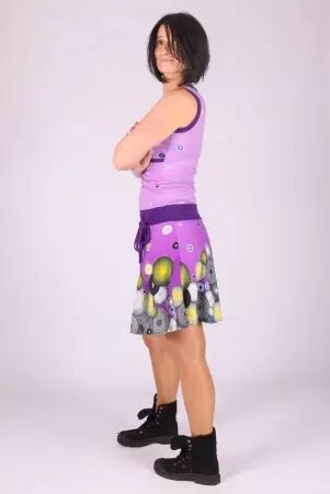 Robe Seventies Bubbles robe boh�me expressive et color�e