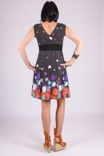 Robe Zanzibar Bubble robe graphique originale et fluide