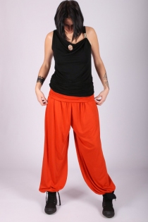 Pantalon harem basic uni pi&egrave;ce mode simple et fonctionnelle