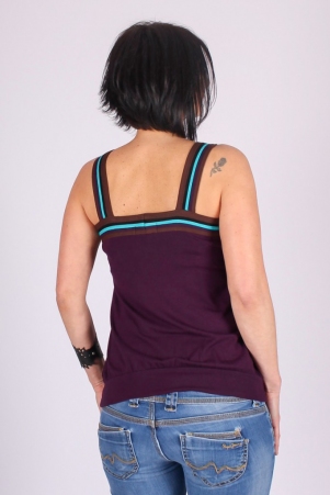 Top Lila Prune top fluide prune profond
