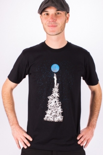 Tee shirt Climb for earth Noir