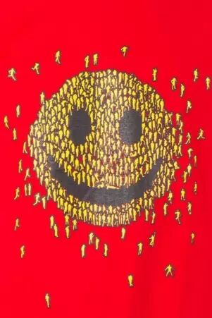Tee shirt Smiley Rouge tee-shirt smiley rouge esprit fun