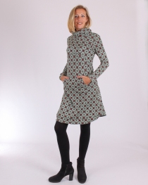 Robe Luna Marocco vert robe f&eacute;minine naturelle