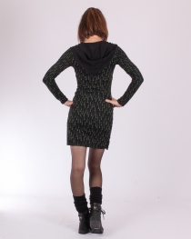 Tunique hiver capuche et zip Piko tunique cocooning piko &agrave; capuche