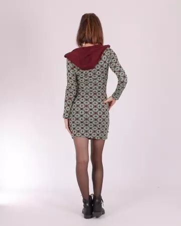 Tunique hiver capuche et zip Morocco tunique chaude zip morocco