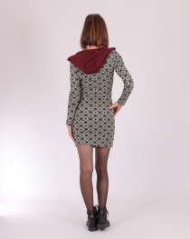 Tunique hiver capuche et zip Morocco tunique hiver zipp&eacute;e style urbain