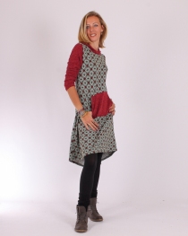 Robe Fantasia Marocco vert robe fluide motif marocain vert