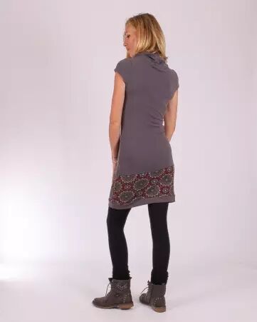 Robe Stella winter style Indian style bordeaux robe fluide esprit indien