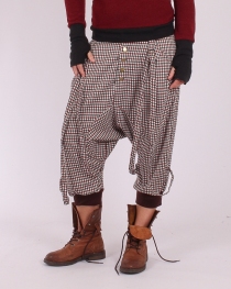 Sarouel court City Straps Tartan sarouel court style &eacute;cossais