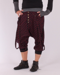 Sarouel court City Straps Graphik Rouge sarouel urbain rouge graphique