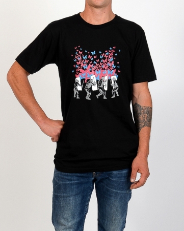 Tee shirt Butterfly Vs Crs Noir tee-shirt noir butterfly vs crs