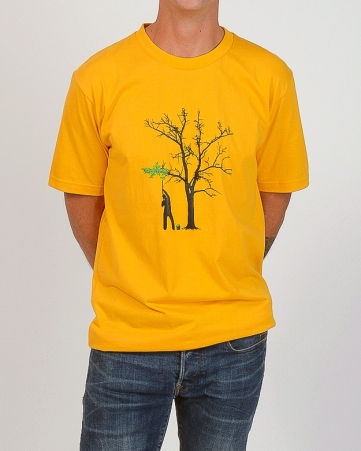 Tee shirt Spring Tree Jaune tee-shirt spring tree jaune lumineux