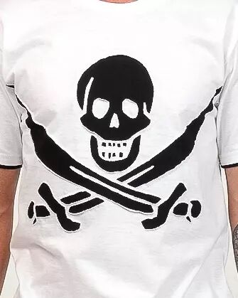 Tee shirt hacker blanc t-shirt typographie esprit digital