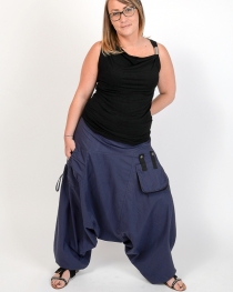 Sarouel ? Festival Bleu nuit sarouel mixte bleu nuit esprit festival