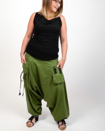 Sarouel ? Festival Vert amande sarouel mixte vert naturel