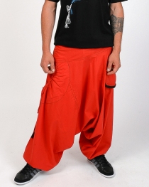 Sarouel ? Festival Rouge sarouel rouge vif esprit festival