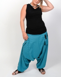 Sarouel ? Festival Bleu Sumba sarouel mixte bleu sumba graphique