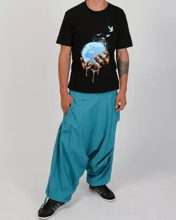 Sarouel ? Festival Bleu Sumba sarouel mixte bleu sumba graphique