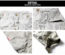 Pantalon Homme Mol&eacute;cule 54002 Beige v&ecirc;tement masculin technique au style outdoor