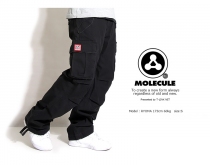 Pantalon Homme Mol&eacute;cule 54002 Noir v&ecirc;tement fonctionnel masculin &agrave; l'allure sobre