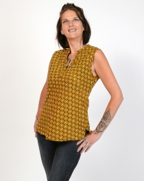 Top Aruba Diamonds Fabrics Jaune