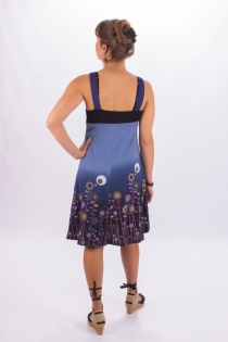 Robe Nouna Jungle Paradise bleu robe fluide