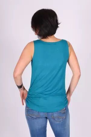 Top Andamaya Bleu p�trole top bleu profond nuance sophistiqu�e
