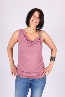 Top Andamaya Bois de Rose top andamaya teinte d&eacute;licate